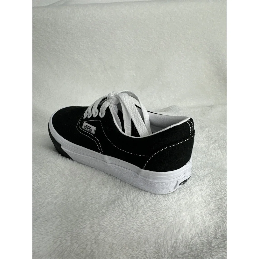 Vans Era Shoes Black & White Sneakers TODDLER Size 11